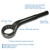 Gray Tools 2-5/8" Strike-free Leverage Wrench, 45 Degree Offset Head (66684)