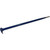 Gray Tools 20" Rolling Head Pry Bar, 5/8" Round Shank, Royal Blue Paint Finish (C39B) Main Image