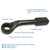Gray Tools 41mm Striking Face Box Wrench, 45 Degree Offset Head (66941)