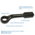 Gray Tools 46mm Striking Face Box Wrench, 45 Degree Offset Head (66946)