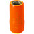 Gray Tools 9mm X 1/4" Drive, 6 Point Standard Length Socket, 1000V Insulated (M609-I) Main Image