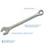 Gray Tools Combination Wrench 1-3/4", 12 Point, Satin Chrome Finish (3156)