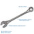 Gray Tools Combination Wrench 2-9/16", 12 Point, Satin Chrome Finish (3182)