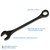 Gray Tools Combination Wrench 3", 12 Point, Black Oxide Finish (3196B)