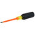 Gray Tools Electrician's Slotted Screwdriver, 3" Blade Length, .016" X 1/8" Tip, 1000V Insulated (30403-I) Main Image