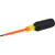 Gray Tools Electrician's Slotted Screwdriver, 3" Blade Length, .016" X 1/8" Tip, 1000V Insulated (30403-I)