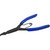 Gray Tools Heavy Duty Industrial Retaining Ring Pliers, 8-1/4" Long, With Fixed Horseshoe Tips (B114A)