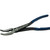 Gray Tools Heavy Duty Long Reach Bent Needle Nose Plier, 11-1/2" Long (82003)