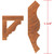 Grizzly Industrial 3-1/2" Crown Moulding - 1" Bore (C2204, C2205, C2206, C2207)