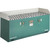 Close up view of Grizzly Industrial 28" x 79" Extra-Long Downdraft Table, Back view of Grizzly Industrial 28" x 79" Extra-Long Downdraft Table, Features of Grizzly Industrial 28" x 79" Extra-Long Downdraft Table, Dust Drawer of Grizzly Industrial 28" x 79" Extra-Long Downdraft Table, Squirrel Cage Fans of Grizzly Industrial 28" x 79" Extra-Long Downdraft Table