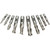Grizzly Industrial HSS 2 and 4 Flute End Mills 10 pc. Set (G9759)