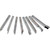 Grizzly Industrial 8 pc. Ground HSS Tool Bit Set 3/8" in white background, Front view of Grizzly Industrial 8 pc. Ground HSS Tool Bit Set 3/8", Close up view of Grizzly Industrial 8 pc. Ground HSS Tool Bit Set 3/8"