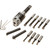 Grizzly Industrial 18 pc. R-8 Boring Head Set in white background, Storage Case of Grizzly Industrial 18 pc. R-8 Boring Head Set