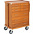 Grizzly Industrial 26" Series 9-Drawer Red Oak Roller Cabinet with Table (T33975)