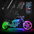 XKGLOW Addressable LED Motorcycle Accent Light Kits in use, XKGLOW Addressable LED Motorcycle Accent Light Kits in white background, New Advanced Chasing Themes XKGLOW Addressable LED Motorcycle Accent Light Kits, Music Modes of XKGLOW Addressable LED Motorcycle Accent Light Kits, Sensor Functions of XKGLOW Addressable LED Motorcycle Accent Light Kits