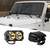 Detailed view of XKGLOW 2pc 2in 30W Spot Beam Offroad Cube Light Kit, Set of XKGLOW 2pc 2in 30W Spot Beam Offroad Cube Light Kit, Dimensions of XKGLOW 2pc 2in 30W Spot Beam Offroad Cube Light Kit, Inclusions of XKGLOW 2pc 2in 30W Spot Beam Offroad Cube Light Kit, XKGLOW 2pc 2in 30W Spot Beam Offroad Cube Light Kit in Use