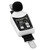 PCE Instruments Personal Noise Dosimeter in White Background, Front view of PCE Instruments Personal Noise Dosimeter, PCE Instruments Personal Noise Dosimeter in Use, Components of PCE Instruments Personal Noise Dosimeter
