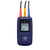 Detailed view of PCE Instruments Phase Rotation Meter, PCE Instruments Phase Rotation Meter Clips, PCE Instruments Phase Rotation Meter being used, PCE Instruments Phase Rotation Meter being used