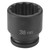 Grey Pneumatic 3/4" Drive 38 Mm 12-Point Standard Impact Socket (3138M)