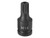 Grey Pneumatic M14 Triple Square Tamper-Proof Impact Plug Socket 1/2" Drive (2114ST)