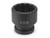 Grey Pneumatic 7/8" X 6 Point Short 1" Drive Impact Socket (4228R)