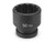 Grey Pneumatic 43Mm X 12 Point Short 1" Drive Impact Socket (4143M)