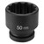 Grey Pneumatic 1" Drive 55 Mm 12-Point Standard Impact Socket (4155M)