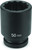 Grey Pneumatic 1" Drive, 52Mm Metric Socket, 12 Points (4152MD)