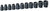Grey Pneumatic 1/2" Drive Sae 6-Point Standard Magnetic Impact Socket Set (11 Pieces) (1511G)