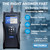 Midtronics Handheld Battery Tester, Mdx-Ai Powered, Fast & Accurate Diagnostics For 6V/12V Automotive, Marine (MVT-100)