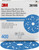 3M Hookit Blue Abrasive Discs - Multi-Hole (36166)