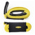Yellow and black tow strap with a black handle, rated for 30,000 lbs, ideal for heavy-duty towing needs.