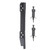 Black metal brackets with screws for Smittybilt 18C Wrangler JL 2/4-Door Jack Mount, designed for secure installation.