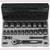 Grey Pneumatic 82222 1/2" Dr. 22pc Fractional Duo-Socket Set - 12 Point