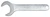 Wright Tool Satin Finish 30 Degree Angle Service Wrench, 2",Silver (1464)