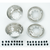 Phoenix USA 16" in 8 Lug DOT Sim Set (SLG116) by JB Tools