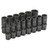 Grey Pneumatic 1/2" Dr. 14pc Deep Length Fractional Univ. Set (1314UD)