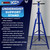K Tool Automotive 2 Ton Under Hoist Tripod Stand, 49–79.75" (XD61002)
