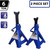 K Tool 6 Ton Jack Stands, 1 Pair, Heavy Duty Steel (XD61205)