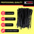 K-Tool Cable Zip Ties Black 7" 50 lb Tensile 100-Pack (78140‑3)