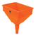 K Tool Fuel & Oil Funnel 1/2 Gallon Orange (FNL-11)