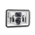 Haizer USA 4”x6” Chrome Projector LED Headlight (HZR-4686) by JB Tools