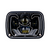 Haizer USA 5"x7" Heated Blk Projector Headlight DRL & TS (HZR-5798H-B) by JB Tools
