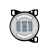 Haizer USA Chrome Driver LED Fog/Driving Light Assembly (HZR-6304D-C) by JB Tools