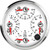 Speedhut 3-3/8" Quad Water Temp/Volts/Oil PSI/Fuel Level (R3-QG1-LEG) by JB Tools