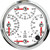 Speedhut 4-1/2" Quad Fah WatTemp/Volt/Oil PSI/Fuel Level (R45-QG2-LEG) by JB Tools