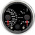 Speedhut 2-5/8" Water Temp / Fuel Level Dual Gauge (R25-DG3-REV) by JB Tools