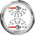 Speedhut 2-5/8" Cels Water Temp / Oil Pressure (top/bot) (L25-DG5-LEG) by JB Tools