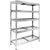 AR Shelving 47.2"x18"x71" 5-Tier Wire Deck Shelf (TRM18S502KHGDZUS0) by JB Tools