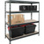 AR Shelving 59x24x71 Dark Matte Gray 4-Tier Shelf (TR18S410KGIFD9G00) by JB Tools